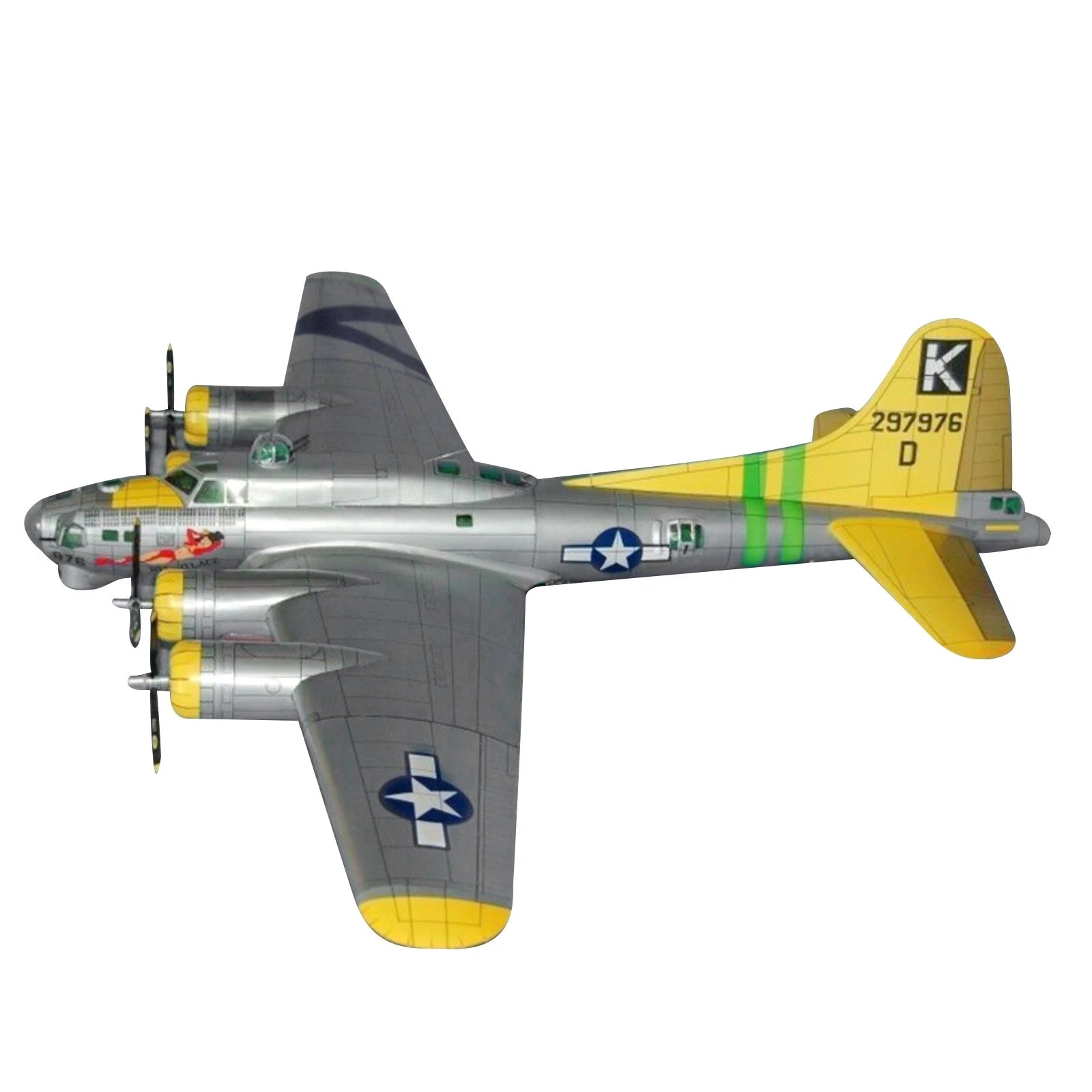 1:47 B-17 Flying Fortress Bomber Aircraft Paper Model Military Craft