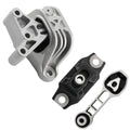3PCS Engine Motor & Trans Mount Set For Fiat 500 1.4L 2012-2018 A5645