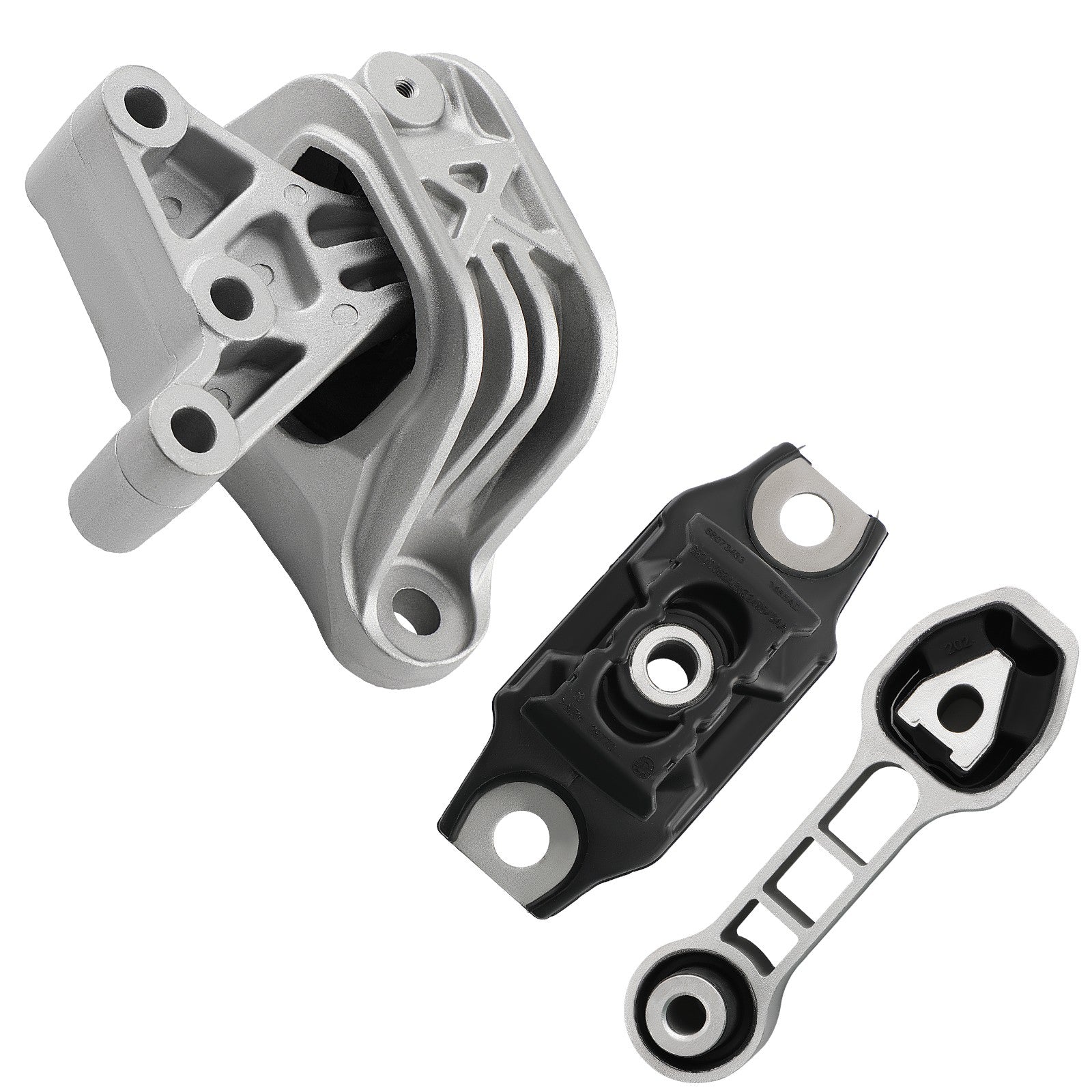 3PCS Engine Motor & Trans Mount Set For Fiat 500 1.4L 2012-2018 A5645