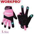 WORKPRO 1Pack L Safety Work Gloves Touch Screen Non-Slip Mechanic Working Gloves