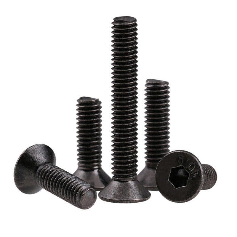 Flat Head Allen Bolts - Nickel Plated