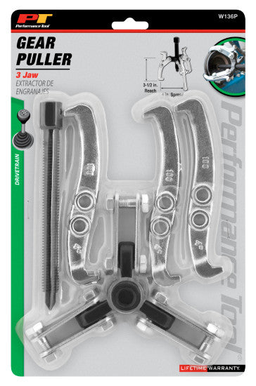 Performance Tool 4-Inch 3 Jaw Gear Puller by Performance Tool