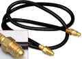 Lot Of Two 80" Argon Gas Hose 4 Flowmeters Regulator Fit Miller
