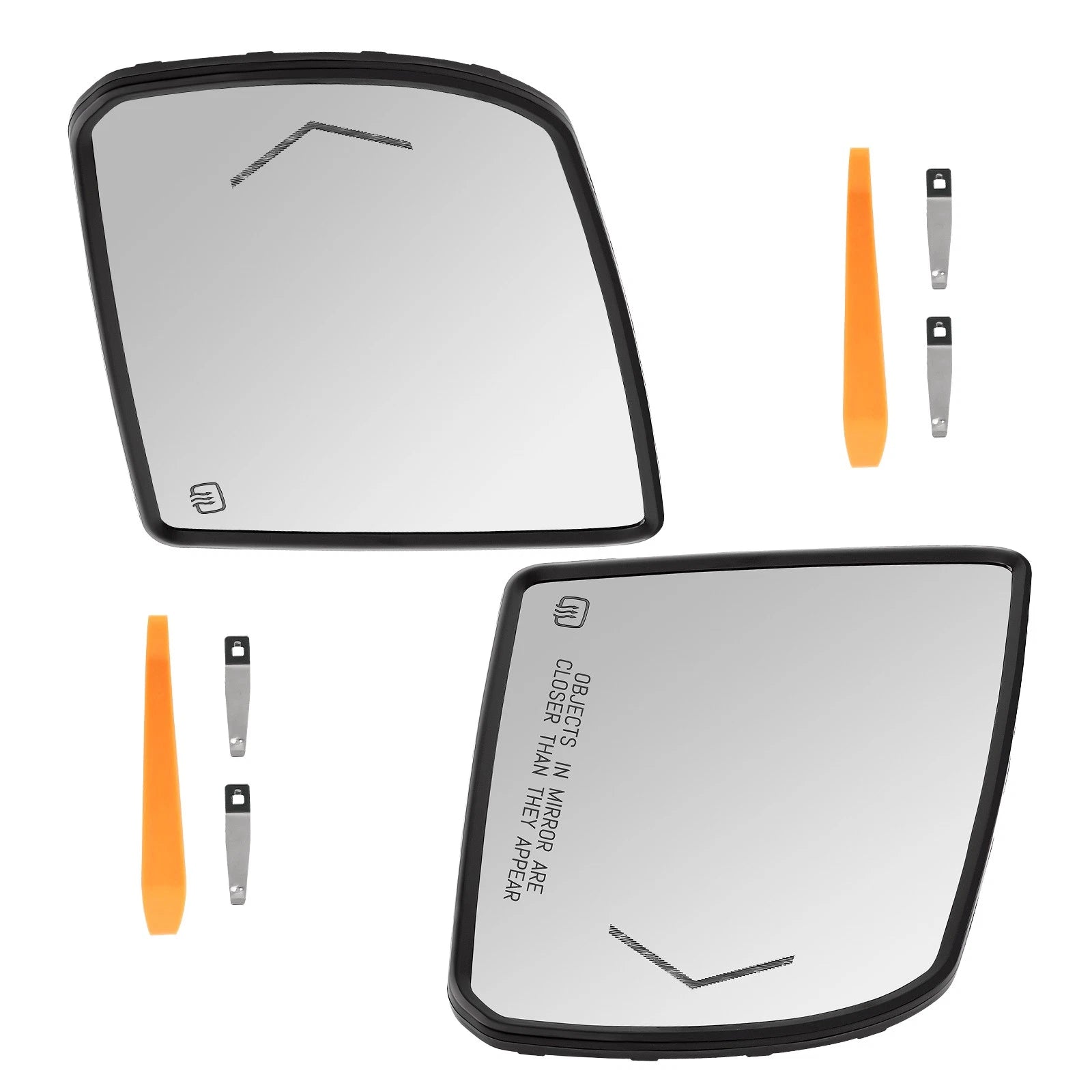 Left and Right Side Mirror Heated For Toyota Tundra Sequoia 2008-17 87906-0C032
