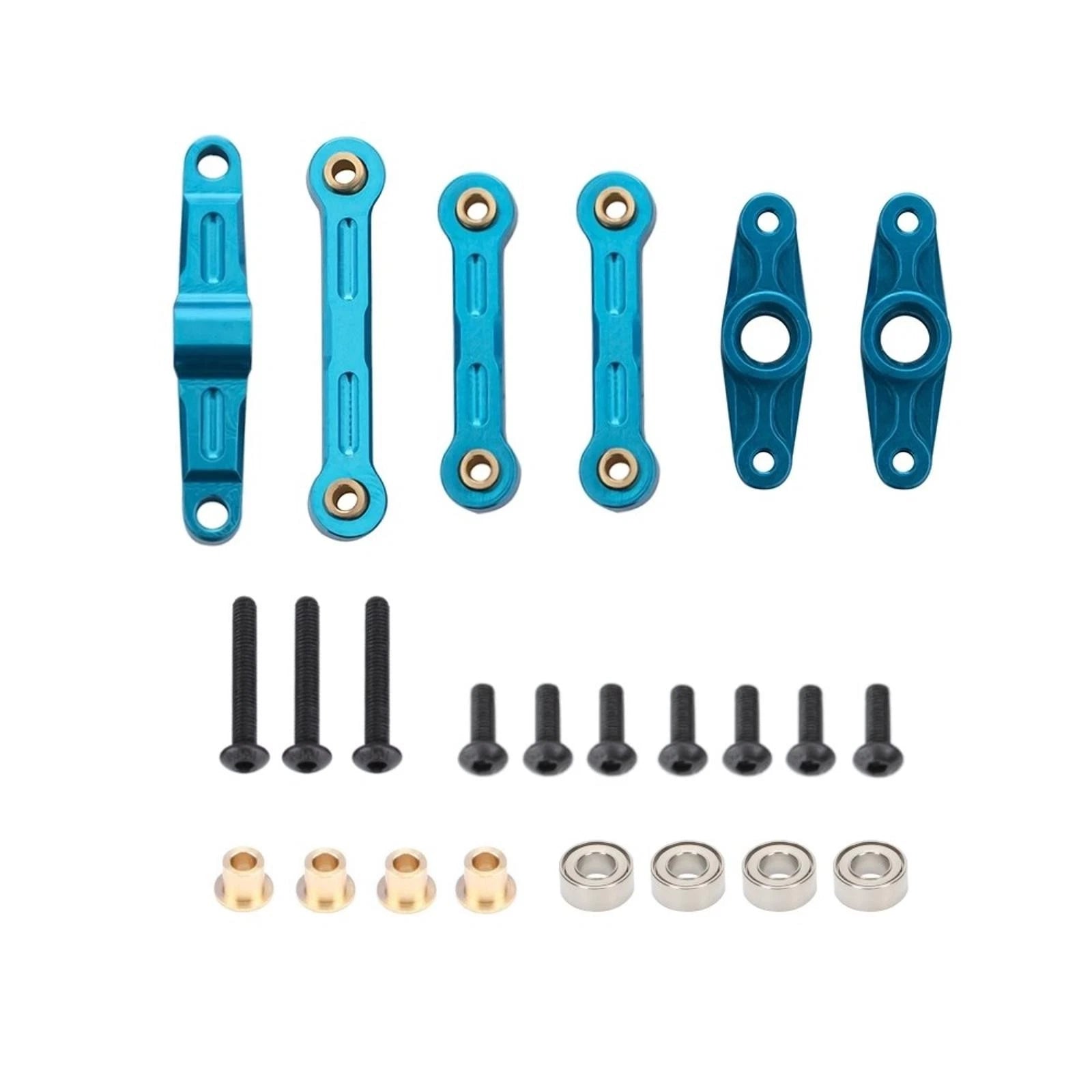 Aluminum Ball Bearing Crank Steering Assembly Set For Tamiya Tt02