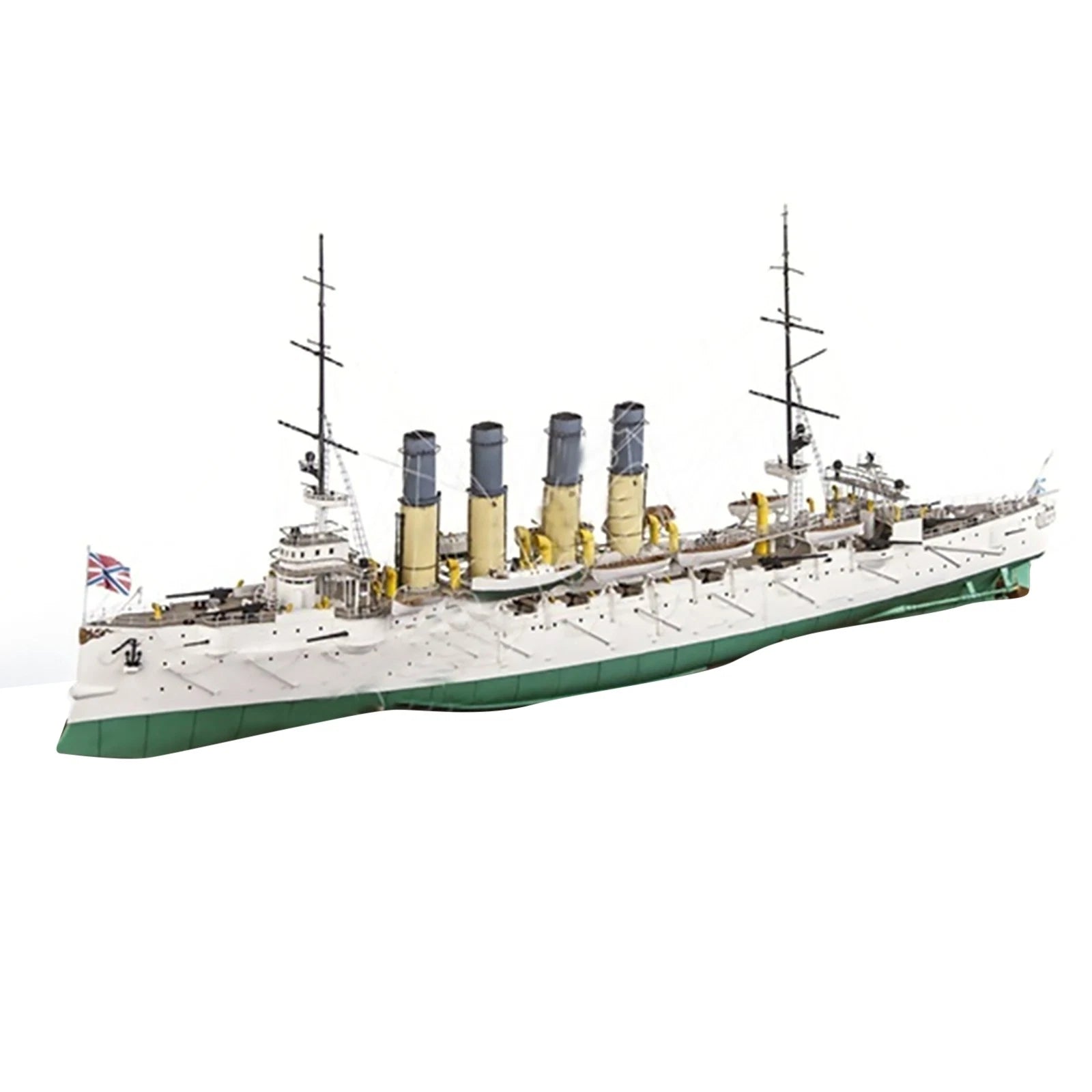 1: 200 Russian Varyag Protective Cruiser Paper Model Set Diy