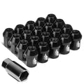 J2 7075 Forged Aluminum M12x1.25 20Pc 3.5cm Close-End Lug Nut Set