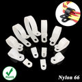 NYLON66 Plastic Cable Clamps P Clips Hose Wire Holder