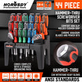 44-piece Magnetic Screwdriver Set Hex Key Bits | Built Supply Co