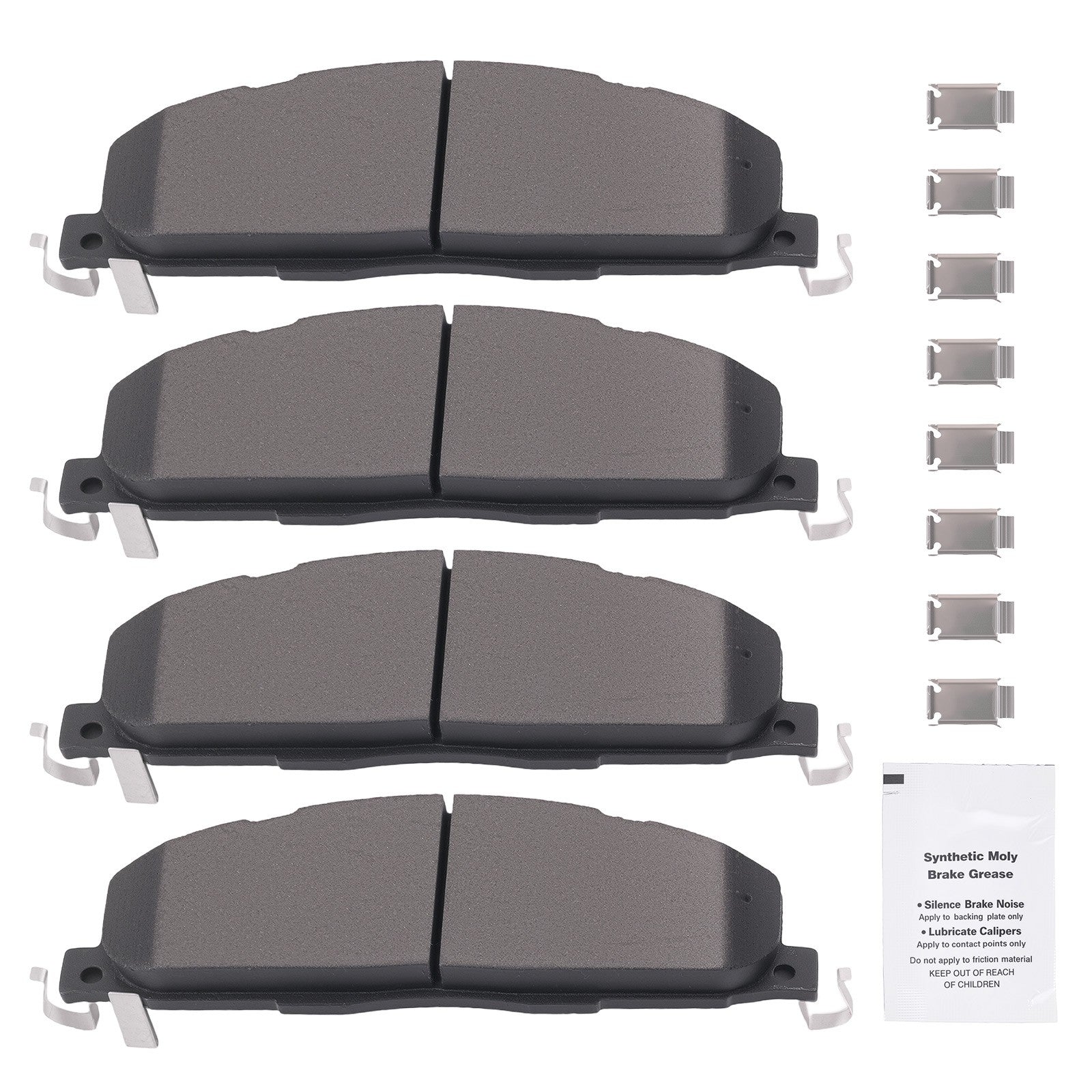Rear L&R Disc Brake Pads Kit for Ram 2500 3500 2011 2012 2013-2018