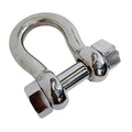 7/8" Bolt Pin Anchor Shackle 8,000 Lbs Wll, Mil Spec, Stainless Steel