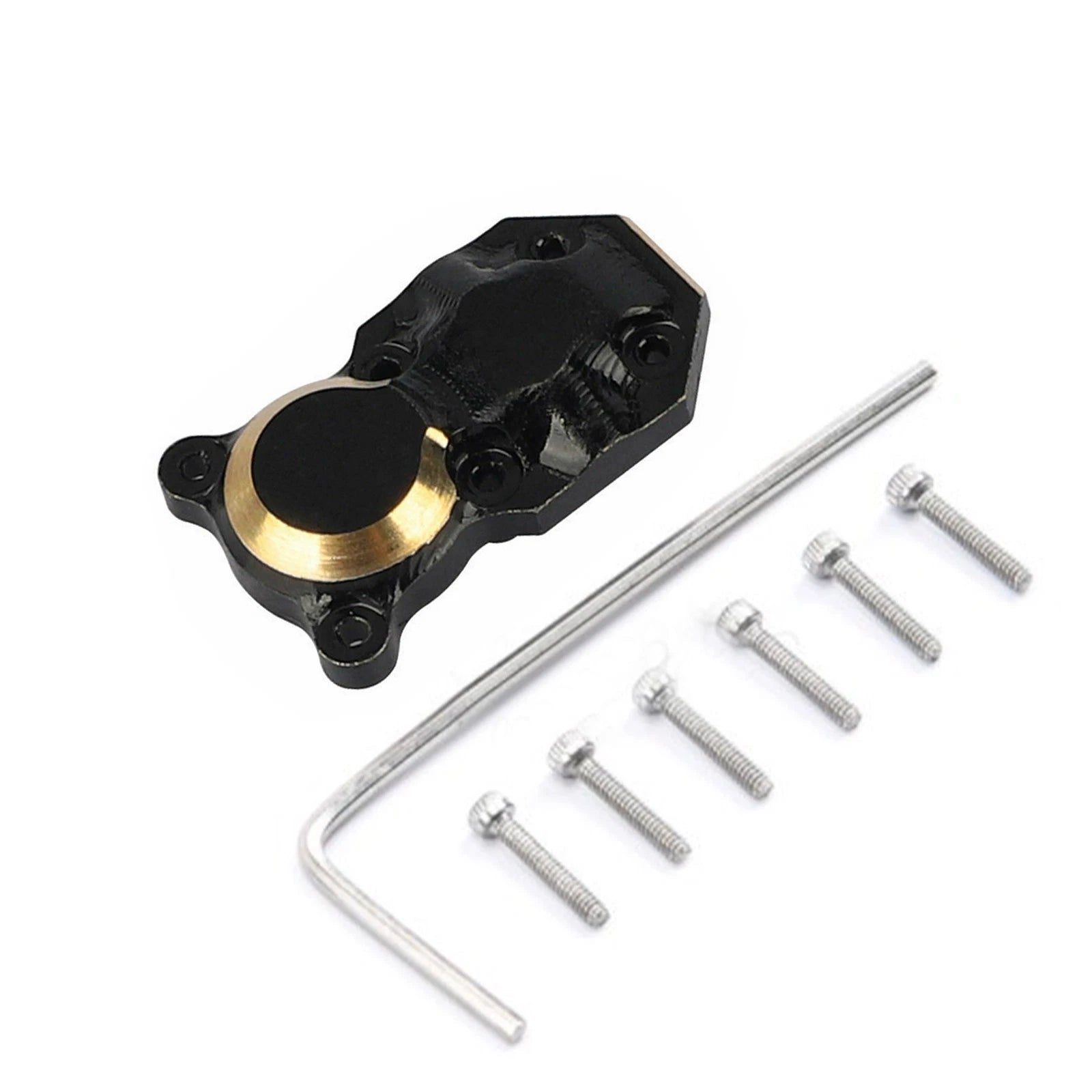 Brass Front Rear Axle Diff Cover Set For Axial Scx24 C10 90081 1/24