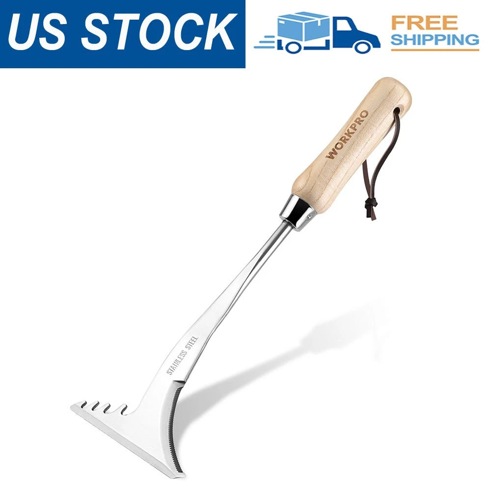 Workpro 13.5" Crack Weeder Stainless Steel Crevice Weeding Tool For