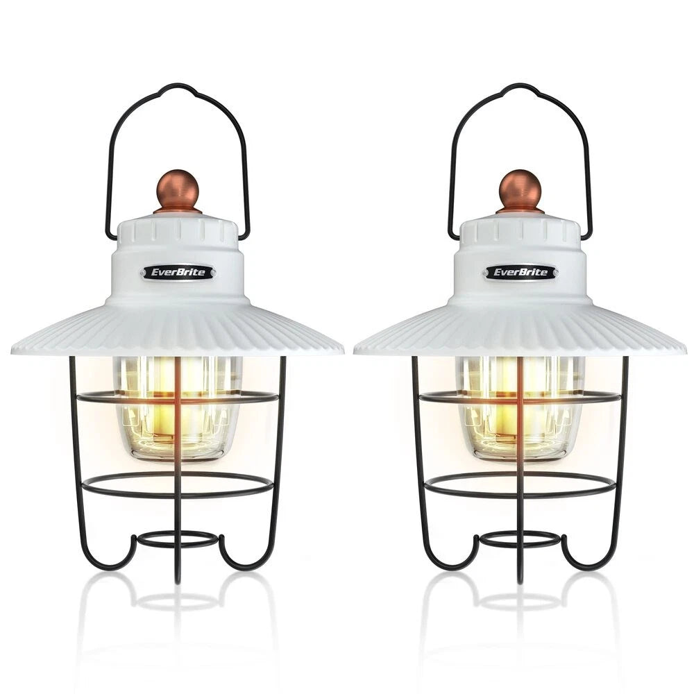 Everbrite Led Dual Camping Lantern 550lm 3 Light Modes Rechargeable