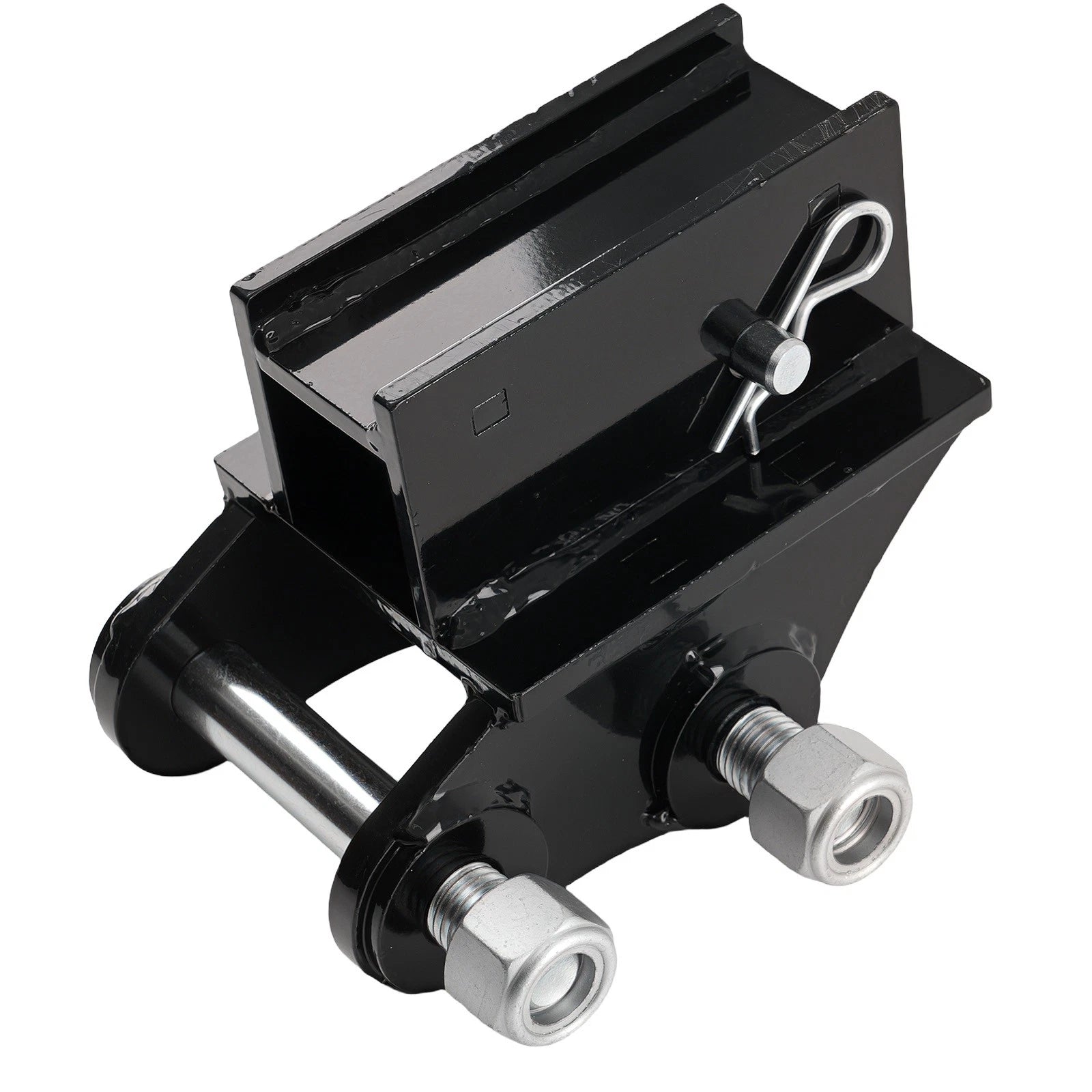 Black 2" Hitch Receiver For Mini Excavator | Built Supply Co