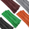 Zip Cable Ties 8" 500pc 40lbs Camo Earth Tone