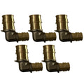 XFITTING 1/2" x 3/4" Pex Elbow 5 Pack