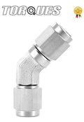 An -3 (an3 3an) 45 Degree Female to Female Adapter Fitting in