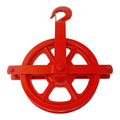 10" Cast Iron Scaffold Pulley Wheel 1000 Lb Wll Hoist Gin Wheel For