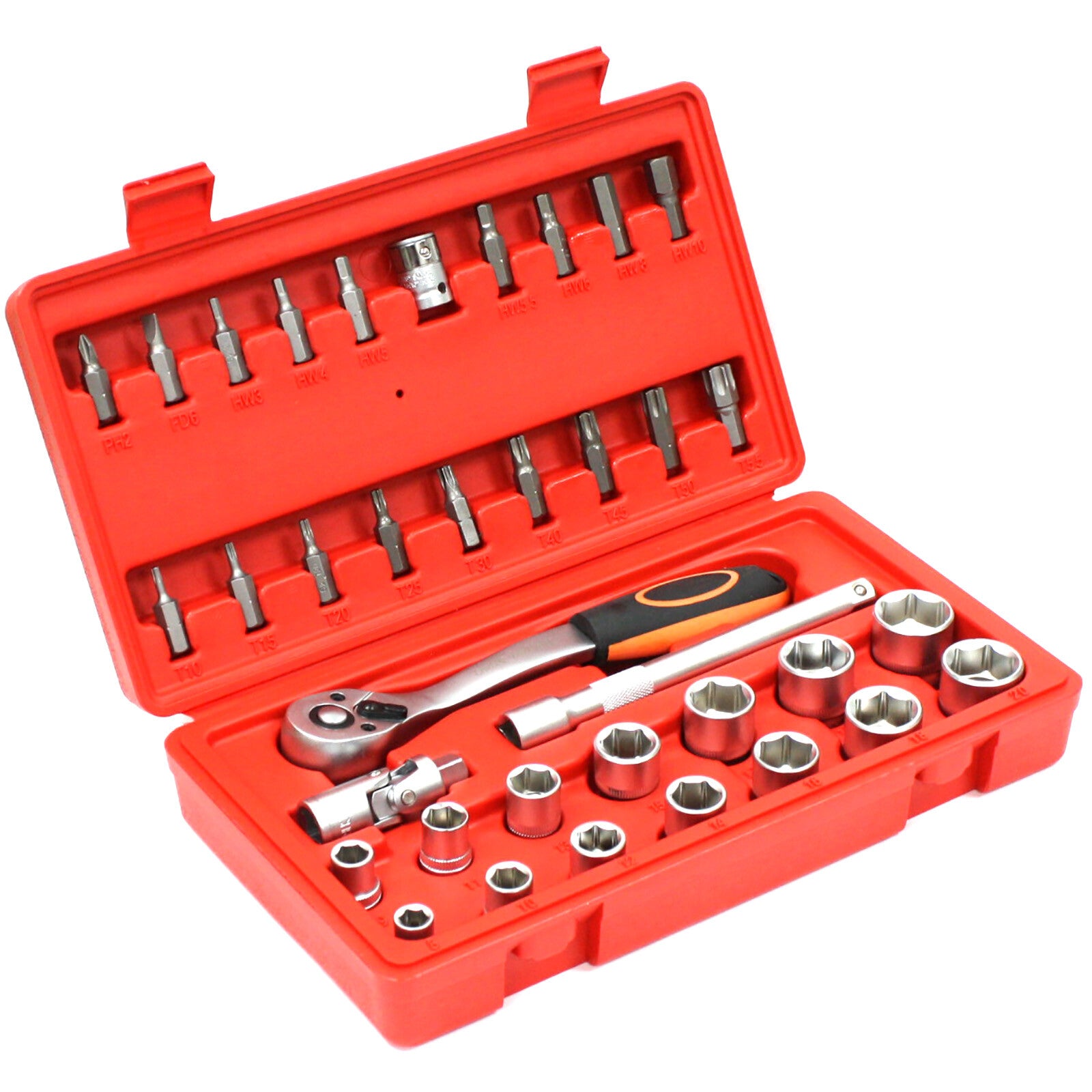 36pc 3/8-Drive Metric Socket & Bit Set by Unbranded