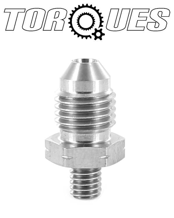 AN-8 Straight Male PTFE Hose Fitting 3/4” UNF by Unbranded