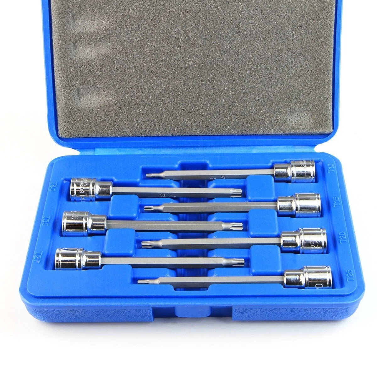 STARK TOOLS 7pc 3/8" Drive Extra Long Star Torx Bit Socket Set by STARK TOOLS