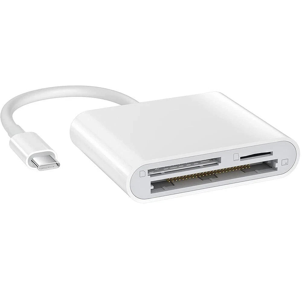 Usb C Memory Card Reader For Cf Sd Tf Card Supports Up To 64gb For
