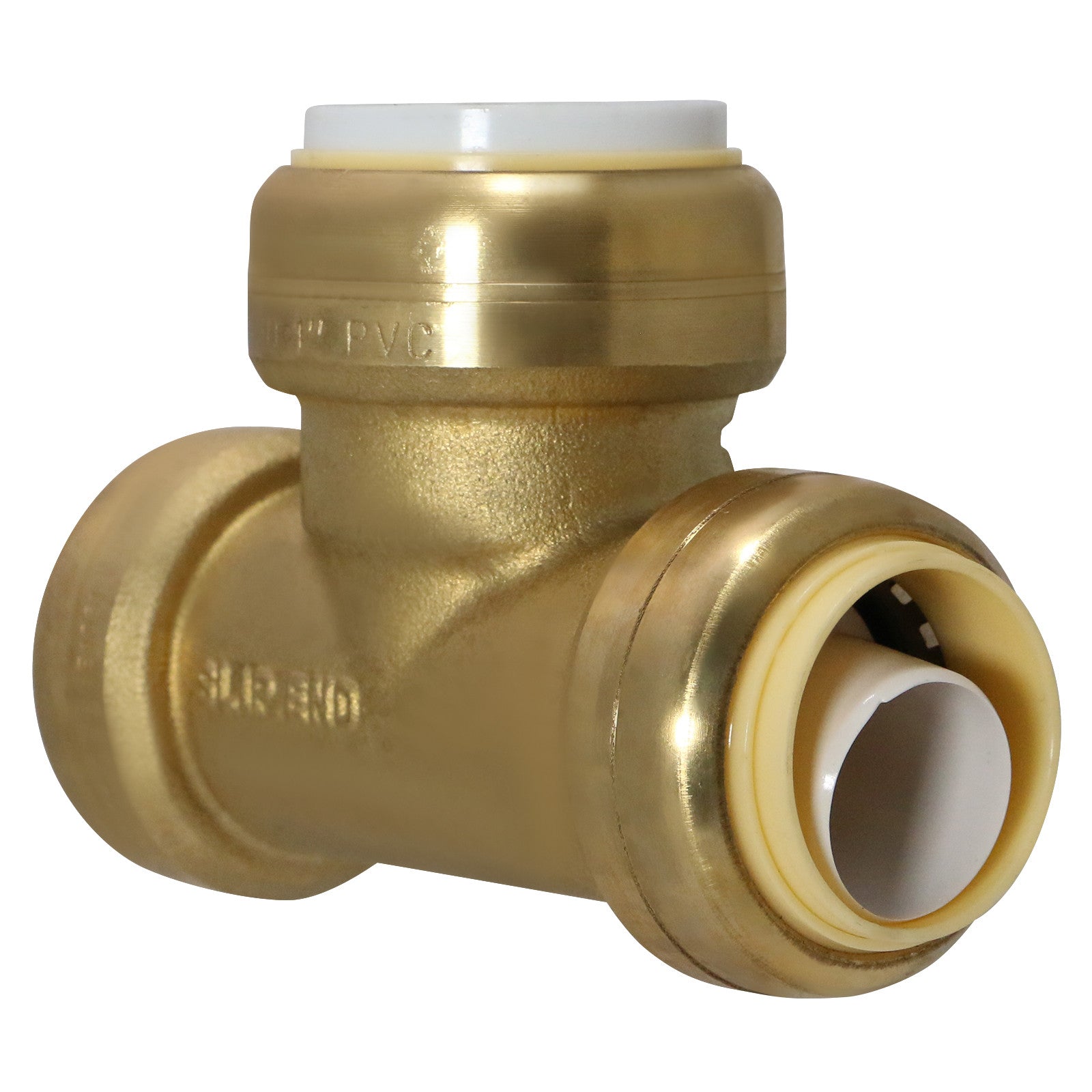 XFITTING 1" PVC Push Fit Tee - 1 Pack