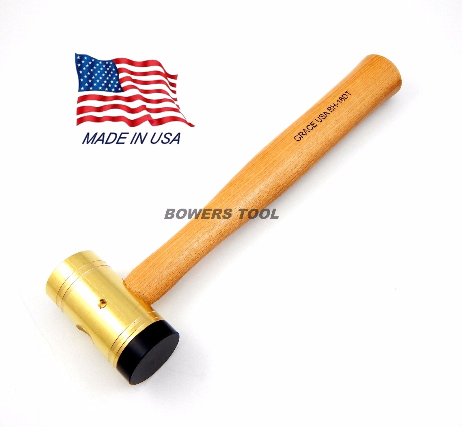 Grace 16oz Brass Gunsmith Hammer Delrin Tip