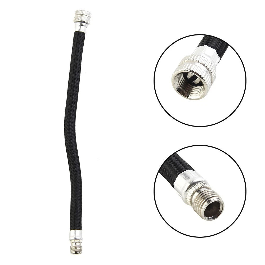 Pump Extension Tube Black Cycling Part Inflator Hose Adapter