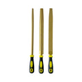 3PCS Diamond Needle File Set Flat Round Triangle Metal File, Precision Hand File