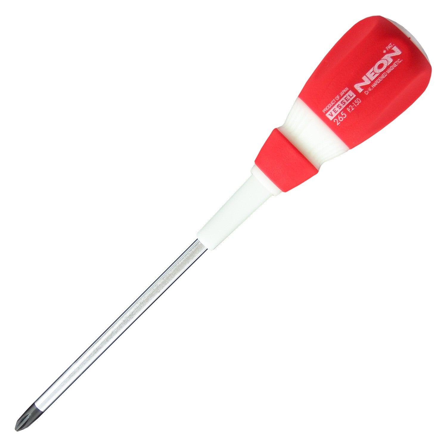 Vessel Neon Glow Screwdriver P2 6" Blade