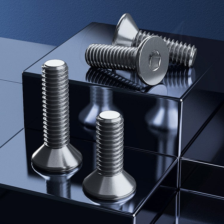 Flat Head Socket Screws Hex Drive A4 316 Stainless Steel