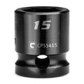 Capri Tools Stubby Impact Socket, 1/2 in. Drive, 6-Point, Metric 10 to 32 mmOpens in a new window or