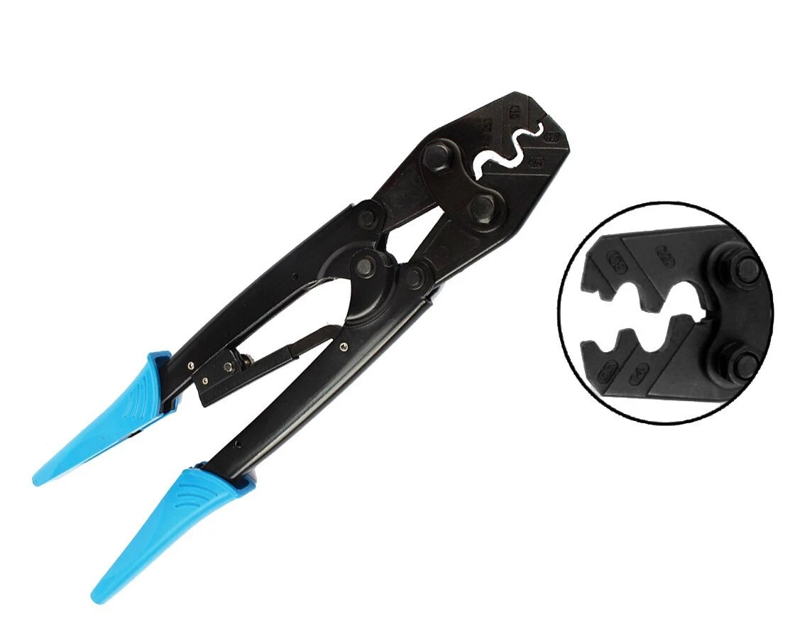 Hs-22 Ratchet Crimping Pliers 5.5-22mm2 (Awg 10-3) Cable Wire