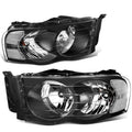 Fit 2002-2005 Dodge Ram Pickup Pair Black Housing | Built Supply Co