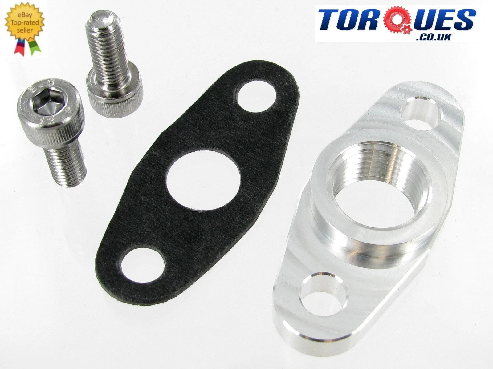 T3 T4 T04b T04e Garrett Turbo Billet Oil Return Flange 1/2" Npt +