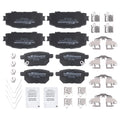 Front Rear L&amp;R Brake Pads Set for Toyota Prius Plug-In 2012-2013 P1184 P1423