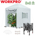 Workpro 8' X 8' Walk-in Greenhouse Instant Pop-up Heavy Duty Garden