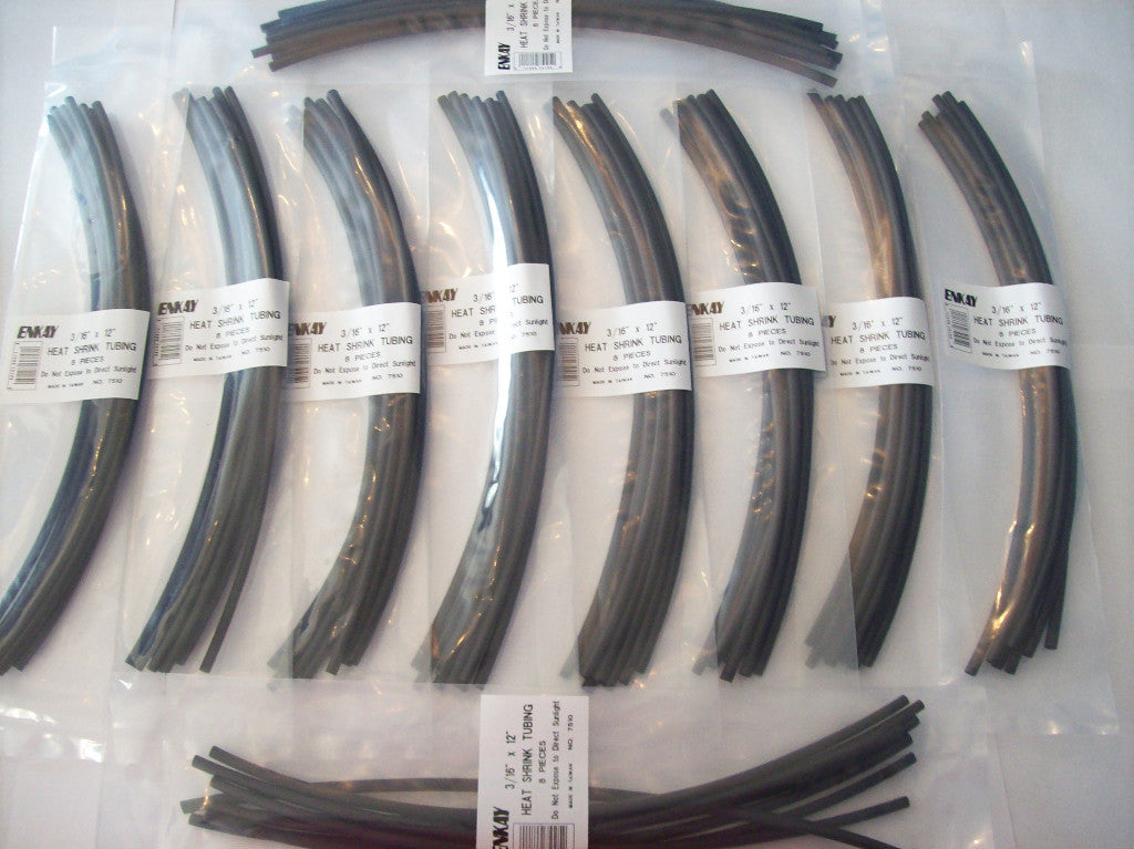 80 FEET 3/16" ENKAY HEATSHRINK TUBING HEAT SHRINK WIRE WRAP TUBE 7510Opens in a 