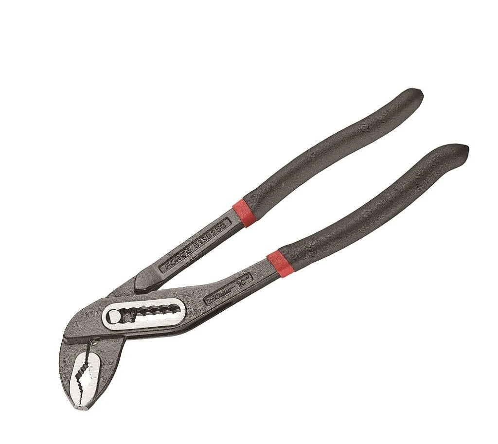 Force 613b250 10'' V-jaw Tongue & Groove Waterpump Pliers 250mml