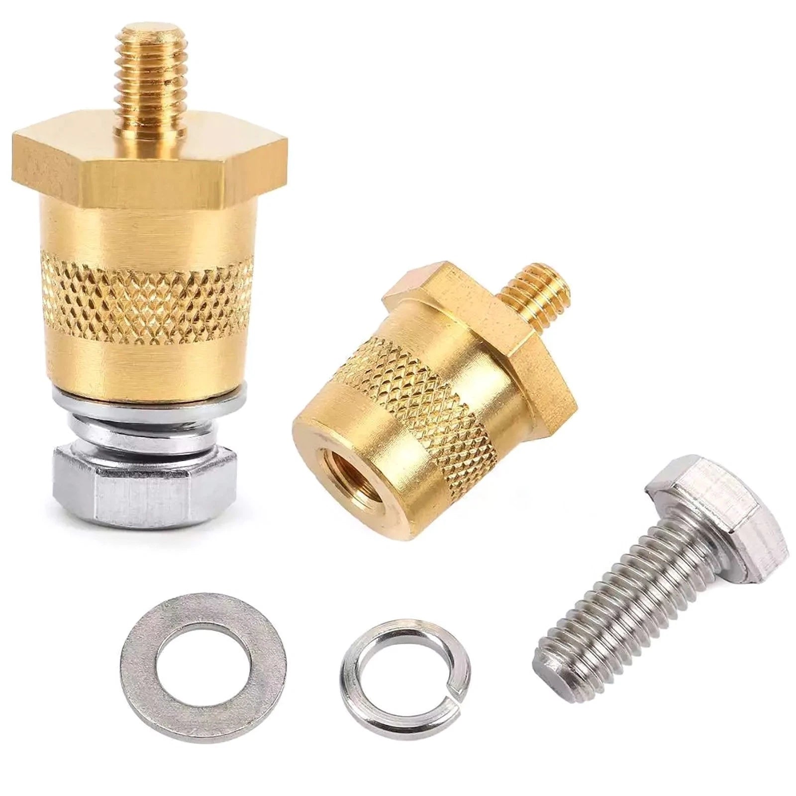 Battery Pole Adapter Terminal Connector Fittings M6 Thread Post