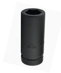 Force/selta/husky 1/4" Dr. 12pt Double Hex 25mml Flank Socket Set