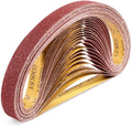 24pc 1x30 Inch Sanding Belts - Various Grits by Unbranded