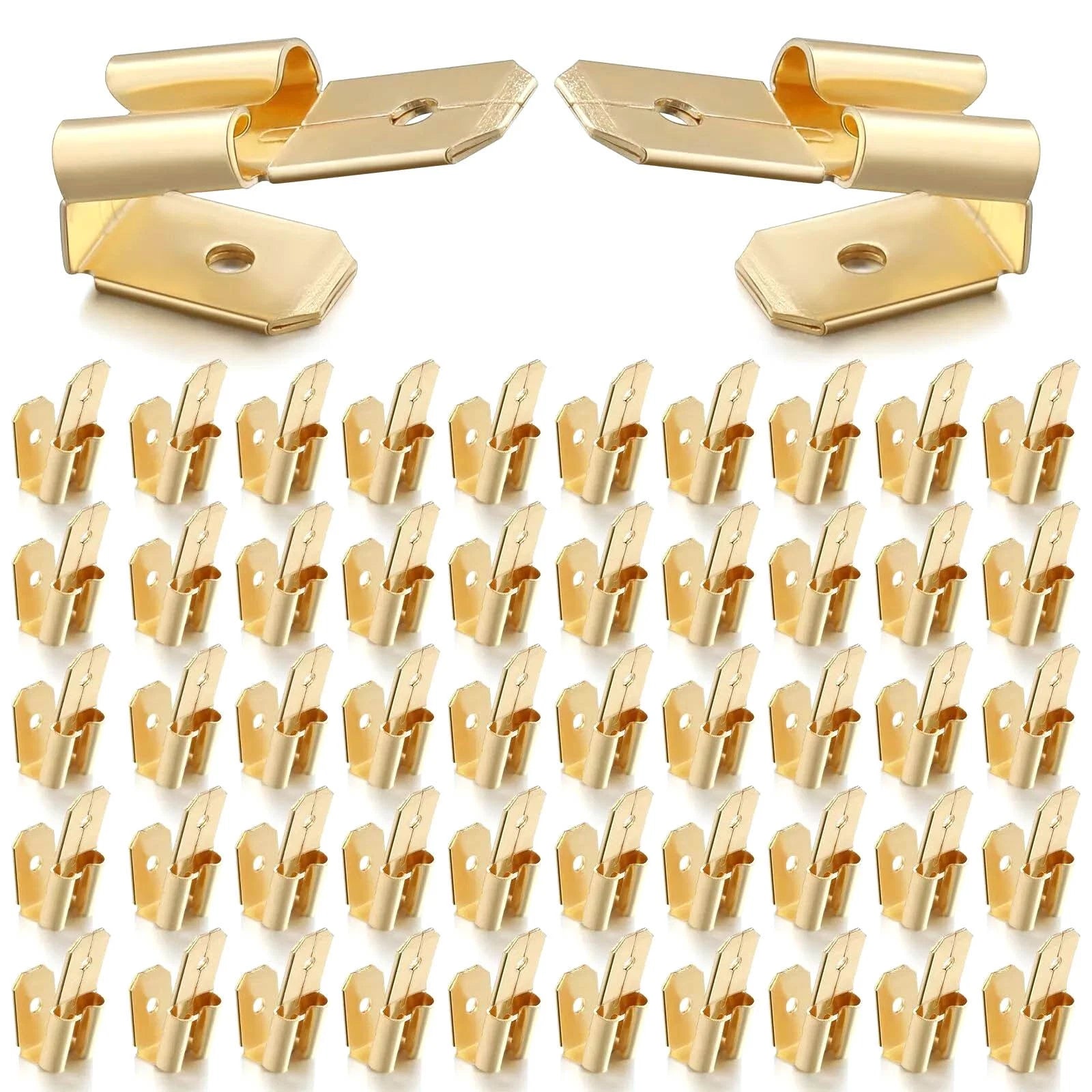 Brass Piggyback Spade Connectors Accessories Dual Male To Single