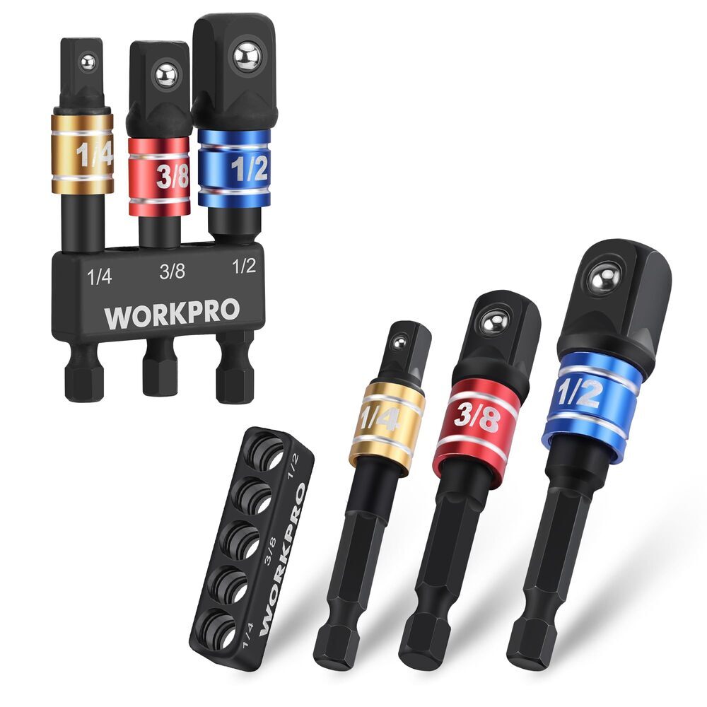 WORKPRO Impact Socket Adapter for Power Drill by WORKPRO