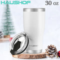 HAUSHOF 30 oz Travel Mug Tumbler Vacuum Insulated Tumbler Water Cup