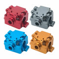 Metal Upper&lower Gear Housing Case For Wltoys 284131 K979 K989 K999