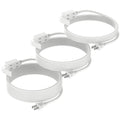 3-Pack (9/12/15FT) Indoor Extension Cord 3-Outlet 2-Prong Plugs 13 Amps 16 Gauge