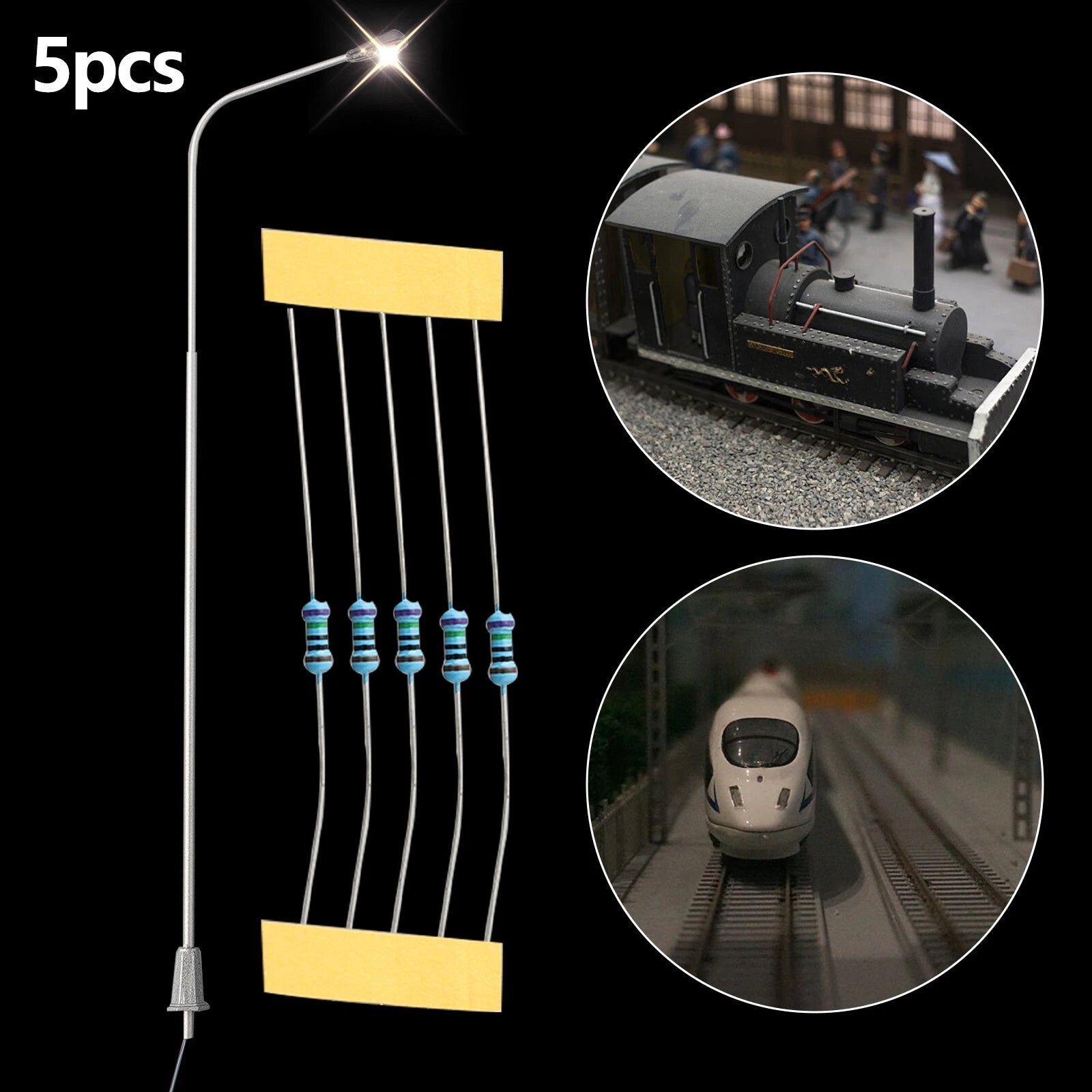 Street Lamp Model Railway Light Train 20cm Gauge 0 | Built Supply Co